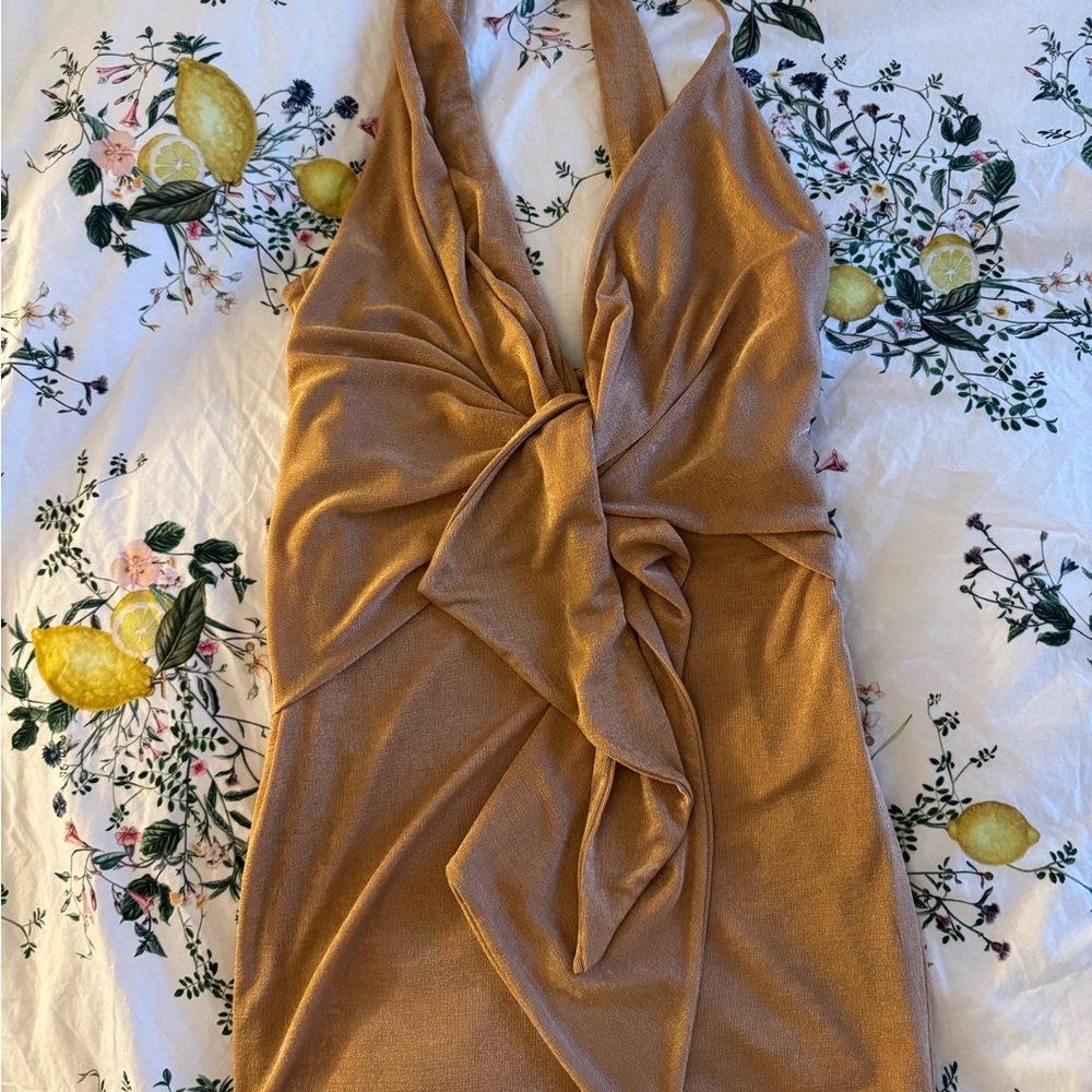 House of CB Kiki Tan mini Dress - Picture 4 of 6